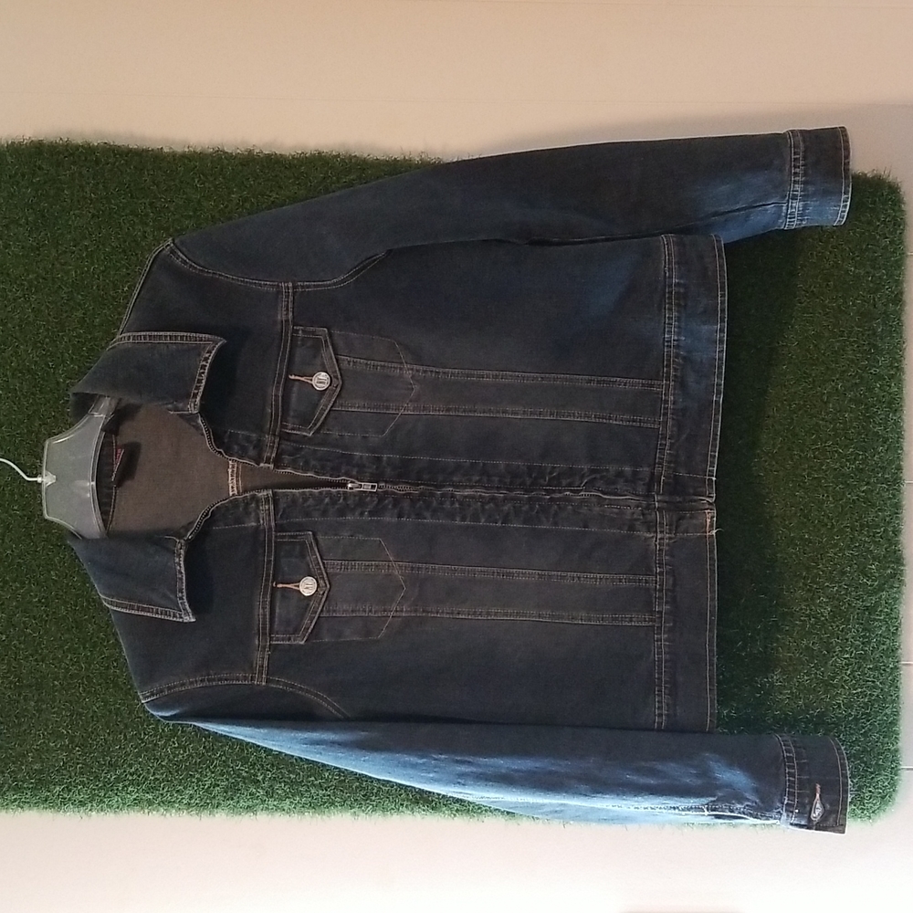 NY&Co Jean Jacket with zipper